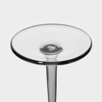 Набор бокалов для шампанского стеклянный Magistro &laquo;Дарио&raquo;, 180 мл, 7&times;27,5 см, 6 шт, цвет графит