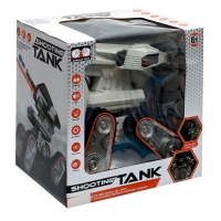 Танк &laquo;Луноход&raquo;, радиоуправление, звук, стреляет гелевыми пулями, белый