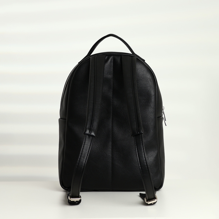 Рюкзак женский городской, TEXTURA, цвет чёрный