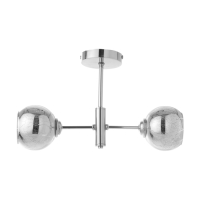 Люстра Аполло 2х60Вт Е27 Хром Люстра Аполло 2х60Вт Е27 Хром