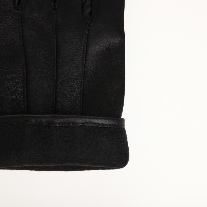 Перчатки женские, размер L, с утеплителем, цвет чёрный Перчатки женские, размер L, с утеплителем, цвет чёрный