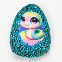 Магнит новогодний мягкий, змея, МИКС Магнит новогодний мягкий, змея, МИКС