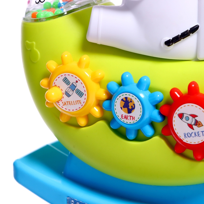 Музыкальная качалка &laquo;Маленький астронавт&raquo;, звуковые эффекты, цвета МИКС