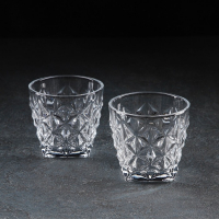 Набор стаканов стеклянных для виски &laquo;Рокс&raquo;, 2 предмета: 350 мл, 9,6&times;9 см