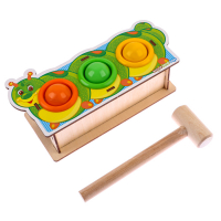 Стучалка-сортер &laquo;Гусеница&raquo;, с молотком, МИКС