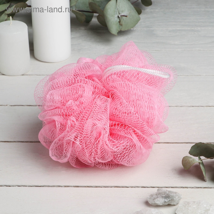 Мочалка для тела Доляна &laquo;Шар&raquo;, 40 гр, цвет МИКС