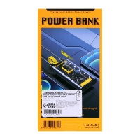 Внешний аккумулятор CRR-33, 20000 мАч, 2USB, Type-C, 2 А, дисплей, чёрный Внешний аккумулятор CRR-33, 20000 мАч, 2USB, Type-C, 2 А, дисплей, чёрный