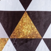 Ковер Этель "Геометрия" 45*120 см, велюр, поролон 400г/м2