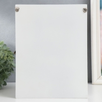 Ключница дерево 6 крючков "Сетка-треугольник" белая 19,5х5х26 см Ключница дерево 6 крючков "Сетка-треугольник" белая 19,5х5х26 см