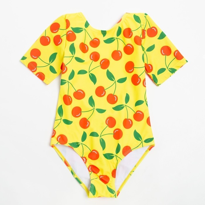 Купальник детский MINAKU &laquo;Вишенки&raquo;, рост 128-134