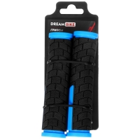 Грипсы Dream Bike, 128 мм, цвет чёрный/синий