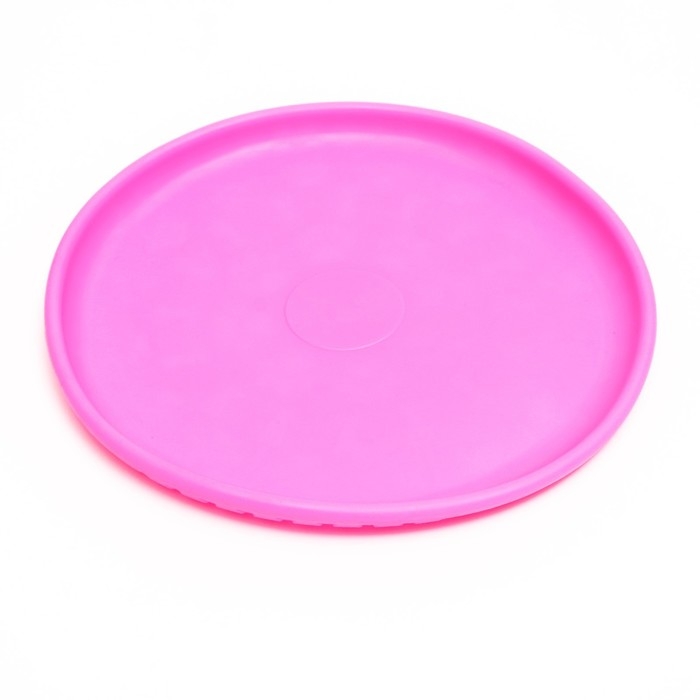 Фрисби Фрисби "Косточки и лапки", 18,6 см, термопластичная резина, розовый