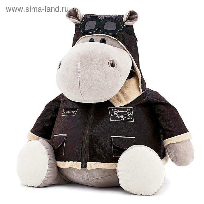 Мягкая игрушка &laquo;Бегемот Авиатор&raquo;