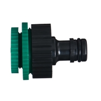 Штуцер, внутренняя резьба 1/2"&ndash;3/4"&ndash;1", быстросъёмное соединение, пластик, Greengo