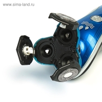 Электробритва Centek CT-2170, 3 Вт, роторная, 3 плавающие головки, черно-голубая Электробритва Centek CT-2170, 3 Вт, роторная, 3 плавающие головки, черно-голубая