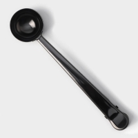 Ложка для кофе Доляна &laquo;Aroma&raquo;, 15 мл, с зажимом, цвет чёрный