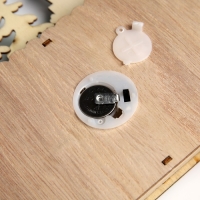 Светодиодная фигура «Фургончик» 19 × 17 × 3.5 см, дерево, батарейки CR2032 (в комплекте), свечение тёплое белое Светодиодная фигура «Фургончик» 19 × 17 × 3.5 см, дерево, батарейки CR2032 (в комплекте), свечение тёплое белое