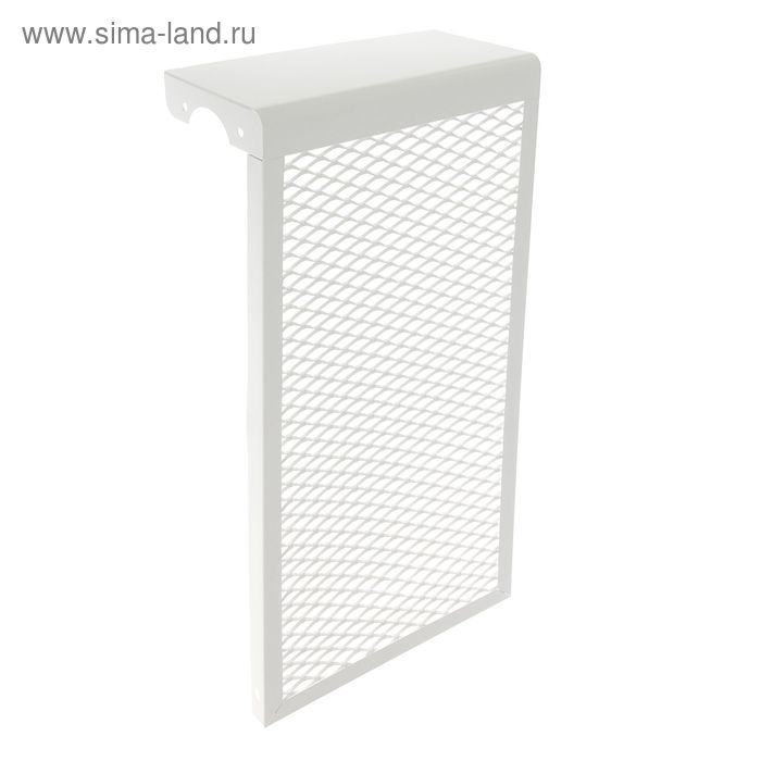 Экран на чугунный радиатор, 290 х 610 х 142 мм, 3 секции, металлический, белый Экран на чугунный радиатор, 290 х 610 х 142 мм, 3 секции, металлический, белый