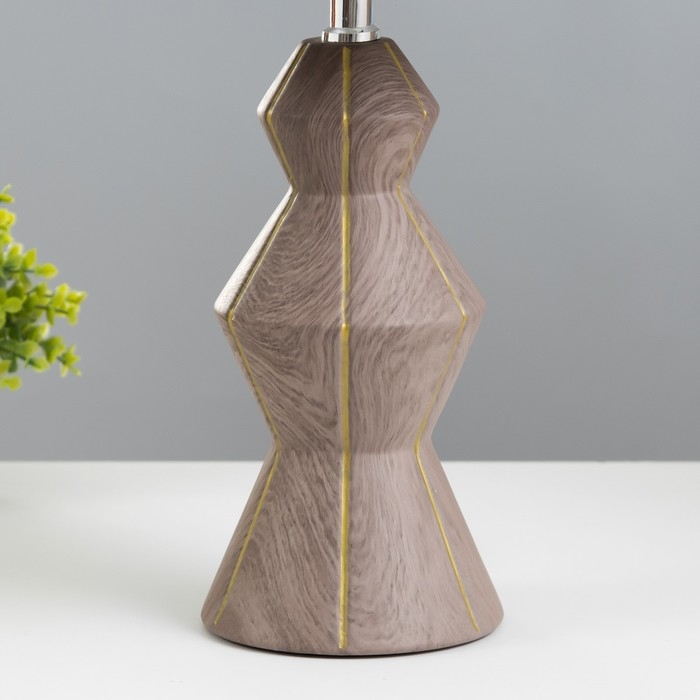 Настольная лампа Настольная лампа "Арабель" E14 40Вт коричневый 23х23х42 см RISALUX