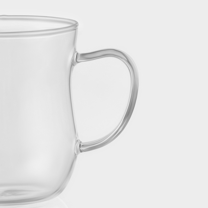 Кружка стеклянная для заваривания с ситом «Софи», 350 мл Кружка стеклянная для заваривания с ситом «Софи», 350 мл