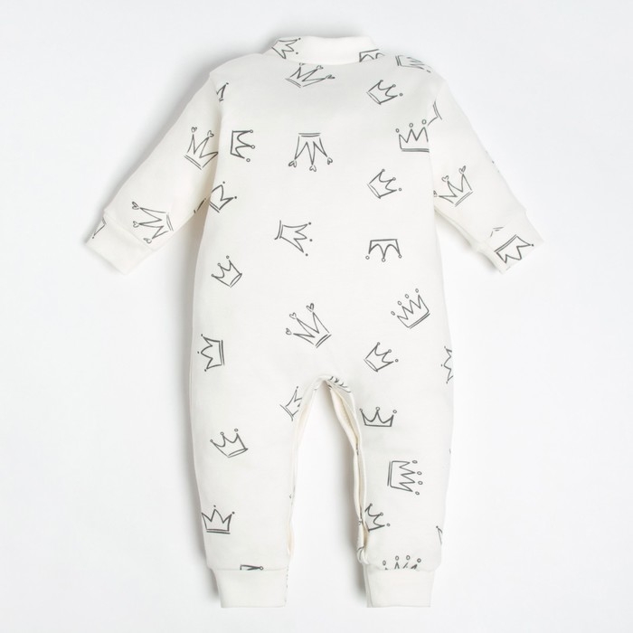 Комбинезон Крошка Я "Princess", рост 86-92 см, цвет бежевый