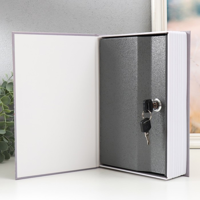 Шкатулка сейф книга пластик, металл Шкатулка сейф книга пластик, металл "Пизанская башня" 5,5х15,5х24 см