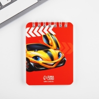 Канцелярский набор &laquo;Крутому гонщику&raquo;, карандаши 2 шт, ластики 2 шт, блокнот