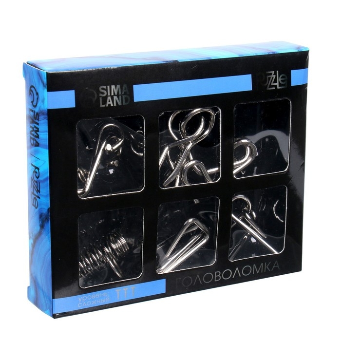 Набор металлических головоломок «Умные гвозди» Набор металлических головоломок «Умные гвозди»