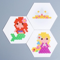 Аквамозаика &laquo;Принцессы: Рапунцель и Русалочка&raquo;, 3 фигурки, 300 шариков