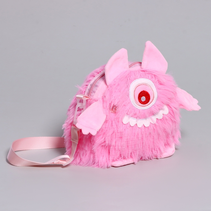 Сумка детская &laquo;Монстрик&raquo;, 18 см, цвет розовый