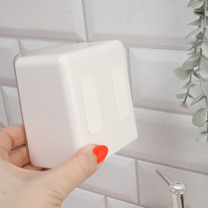 Органайзер для хранения, подвесной, 2 секции, 9,2 &times; 7 &times; 10,7 см, цвет МИКС