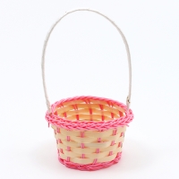 Корзина плетеная, розовая, 20 &times; 8 см