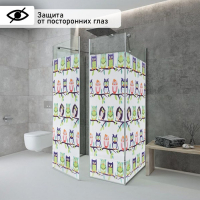 Витражная плёнка «Совушки», 45×200 см Витражная плёнка «Совушки», 45×200 см