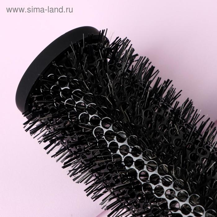 Термобрашинг профессиональный, вентилируемый, d = 4,6/6 &times; 24 см, цвет чёрный