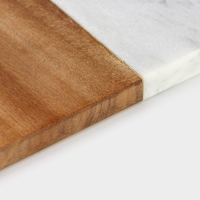 Доска для подачи Magistro Forest dream, 33&times;20 см, акация, мрамор