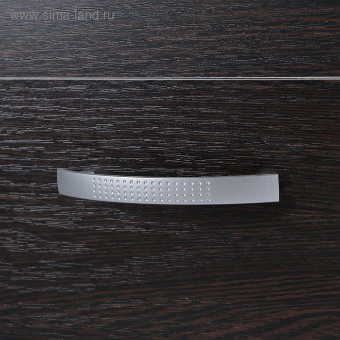 Тумба подкатная с 3-мя ящиками, 402х410х626, Венге/Серый