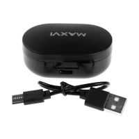 Наушники беспроводные Maxvi MHF-101BT UP, TWS, вакуумные, микрофон, BT 5.3, 200 мАч, черные Наушники беспроводные Maxvi MHF-101BT UP, TWS, вакуумные, микрофон, BT 5.3, 200 мАч, черные