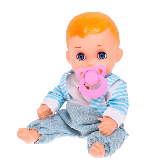 Пупс &laquo;Коля&raquo; со звуком, в костюмчике МИКС