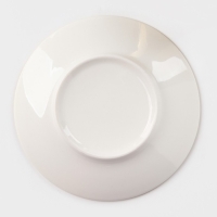 Кофейная пара керамическая &laquo;Золото&raquo;, 3 предмета: чашка 200 мл, блюдце d=14 см, ложка h=12,5 см, цвет золотой