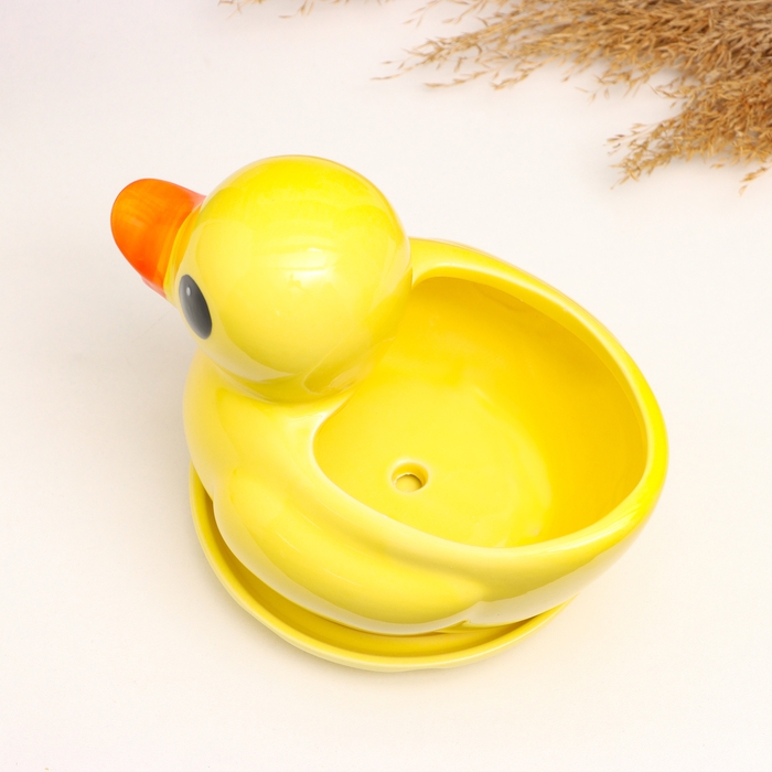 Горшок "Утя Кря" 11х16х12см