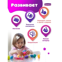 Тесто для лепки в коробке, тесто 1800 г, 18 цветов, 21форма, скалка Тесто для лепки в коробке, тесто 1800 г, 18 цветов, 21форма, скалка