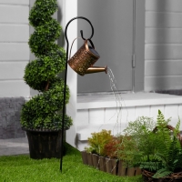 Садовый светильник на солнечной батарее «Лейка», 21 × 15 × 9.5 см, 37 LED, свечение тёплое белое Садовый светильник на солнечной батарее «Лейка», 21 × 15 × 9.5 см, 37 LED, свечение тёплое белое