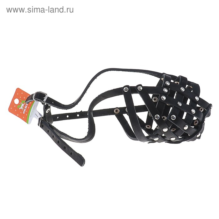 Намордник кожаный сетчатый с перемычкой №4,ротвейлер(длина по носу 9 см, обхват морды 34 см), Намордник кожаный сетчатый с перемычкой №4,ротвейлер(длина по носу 9 см, обхват морды 34 см),