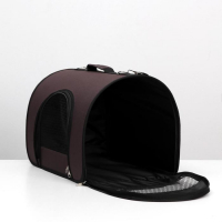 Сумка - переноска для животных, 2 входа, 46 х 28,5 х 30 см, коричневая Сумка - переноска для животных, 2 входа, 46 х 28,5 х 30 см, коричневая