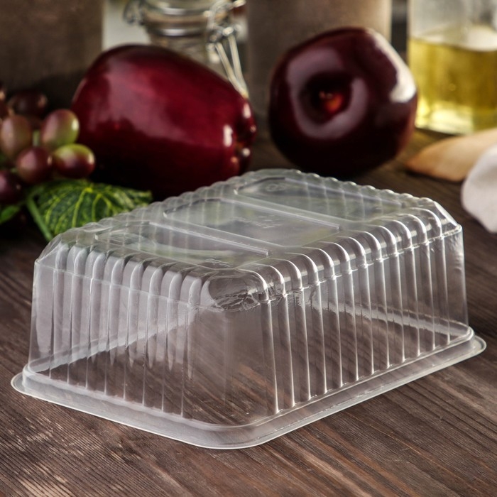 Набор одноразовых контейнеров, 1 л, 17,9&times;13,2&times;6,4 см, 50 шт, цвет прозрачный