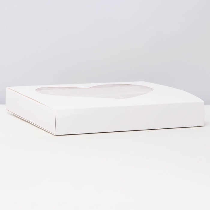 Коробка для 25 конфет, 22 х 22 х 3,5 см. Кондитерская упаковка