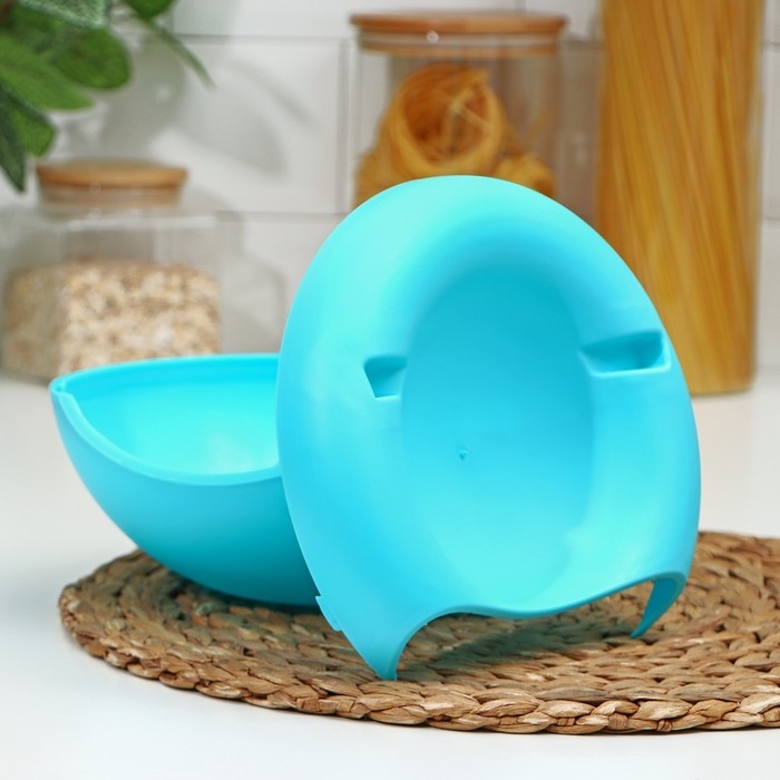 Тарелка пластиковая для семечек и орехов «Плэтэр», 20×11 см, с подставкой для телефона, цвет МИКС Тарелка пластиковая для семечек и орехов «Плэтэр», 20×11 см, с подставкой для телефона, цвет МИКС