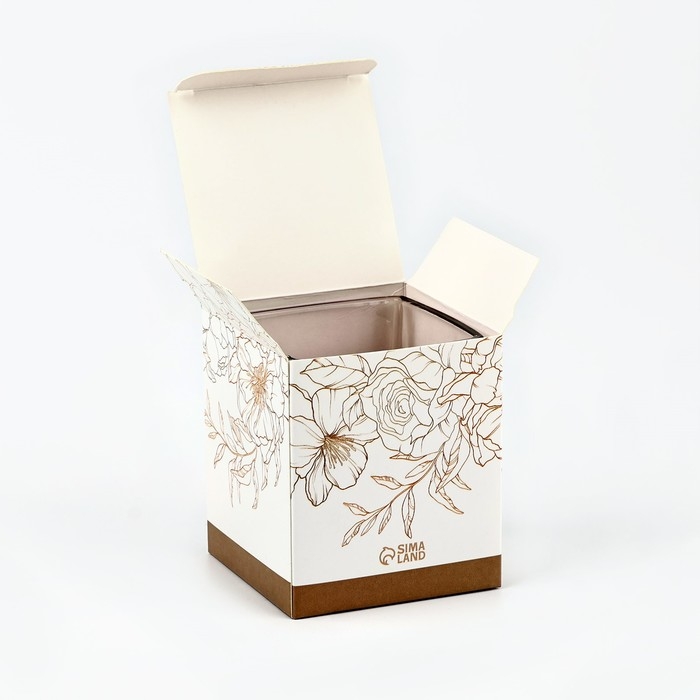 Свеча ароматическая в стекле &laquo;Ванильное удовольствие&raquo;, 6,8 х 8 см.