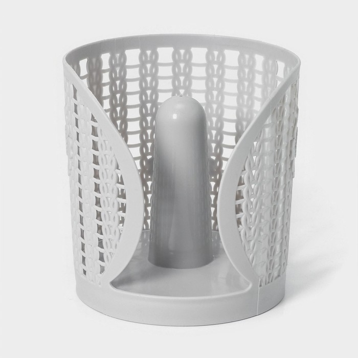 Держатель для бумажных полотенец «Вязание», 13,5×14 см, цвет МИКС Держатель для бумажных полотенец «Вязание», 13,5×14 см, цвет МИКС