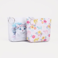 Кошелёк на молнии, цвет МИКС